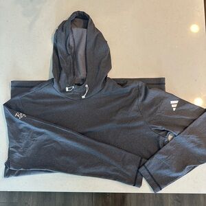 Adidas golf light weight pullover with hoodie